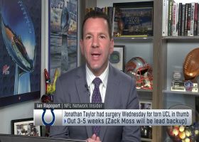 Rapoport: Jonathan Taylor had surgery Wednesday for torn UCL in thumb