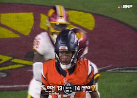 Pat Bryant breaks for 21 yards following dart from Nix