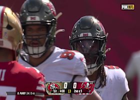 Can't-Miss Play: 46-yard TD! Ricky Pearsall's first NFL score is a pylon-race dash vs. Bucs