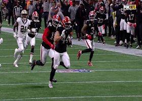 Can't-Miss Play: Pick-six TD! Troy Andersen turns Carr's pass into ATL's score