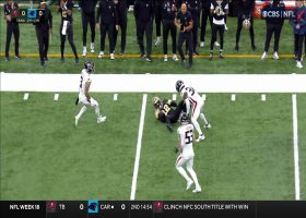 Carr's 14-yard pass to Olave gets Saints into Falcons territory again