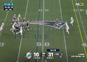 Drake Maye's jump pass pinpoints Diggs for 34-yard catch and run