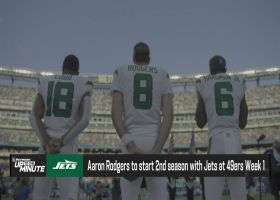Rodgers' second season as a Jet to start vs. 49ers in Week 1 | 'Up to the Minute'