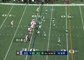 DeVito's 18-yard fastball to Jack Stoll gets Giants into red zone vs. Jets