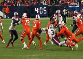Mack Wilson's strip-sack of Wilson nearly results in another Broncos turnover