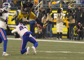 Jaylen Warren hurdles his way to another Steelers first down
