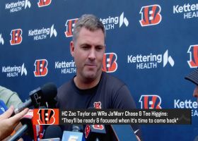 Zac Taylor: Tee Higgins will be 'ready and focused when it's time to come back' after voluntary workouts