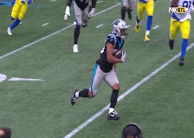 Chuba Hubbard's 35-yard TD helps Panthers even score vs. Rams