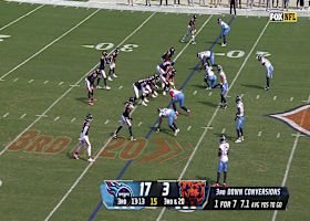 Harold Landry brings down Caleb Williams for third-down sack