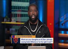 Thoughts on Bears HC Ben Johnson saying Caleb Williams is 'on the right track'? | 'GMFB'
