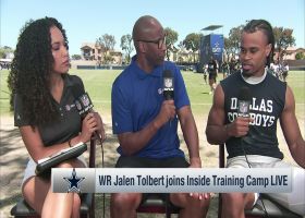 Cowboys WR Jalen Tolbert talks developing chemistry with Prescott in '24 offseason