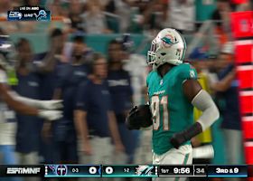 Emmanuel Ogbah jumps Levis' intended target for early INT