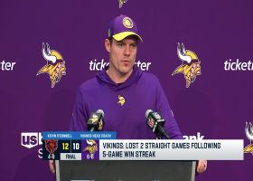 Kevin O'Connell talks to press following Week 12 loss vs. Bears