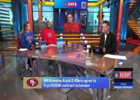 'GMFB' reacts to 49ers, WR Brandon Aiyuk's new four-year, $120M contract