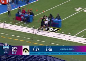 Yahya Black runs official 5.39-second 40-yard dash at 2025 combine