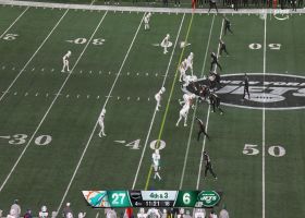 Garrett Wilson's spinning catch marks Jets' second fourth-down conversion of drive