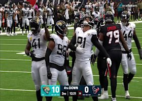 Arik Armstead ends Texans drive with huge sack of Davis Mills