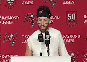 Mayfield breaks down TD toss to Wirfs