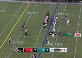 Mac Jones locates Trammell on 29-yard out-breaking route into red zone