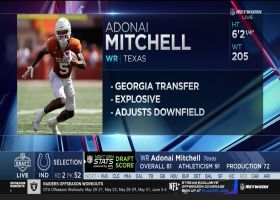 Colts select Adonai Mitchell with No. 52 pick in 2024 draft
