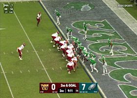 Chris Rodriguez burrows his way to a goal-line TD