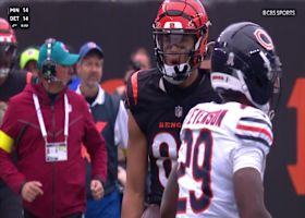 Joe Flacco's 28-yard deep ball locates Andrei Iosivas vs. Bears