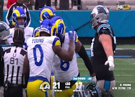 Byron Young engulfs Bryce Young to move Panthers back 8 yards