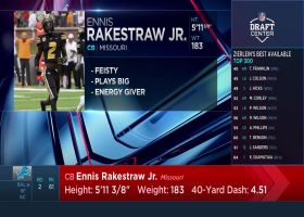 Brooks, Zierlein break down Ennis Rakestraw Jr. selected No. 61 overall by Lions | 'NFL Draft Center'