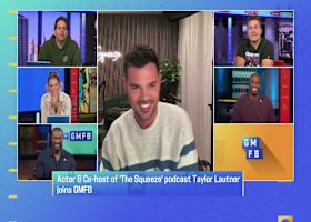 Taylor Lautner reacts to Aidan Hutchinson saying he will be back if Lions make Super Bowl | 'GMFB'