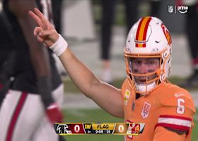 Mayfield drops a 23-yard dime to Emeka Egbuka vs. Falcons