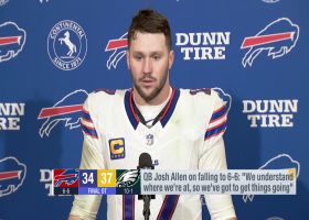 Josh Allen on Bills Week 12 loss vs. Eagles