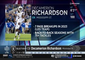 Raiders select Decamerion Richardson with No. 112 pick in 2024 draft