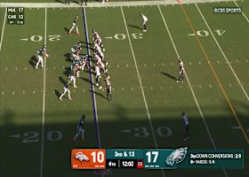 McMillian's blitzing sack of Hurts is Denver's fifth vs. Philly