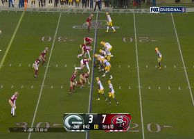 Love, Reed connect for 27-yard gain via crossing route