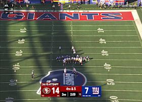 Eddy Piñeiro's 54-yard FG extends 49ers lead late in first half