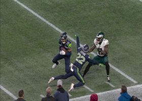 Love's SECOND fourth-quarter INT of Hurts seals Seahawks' upset win