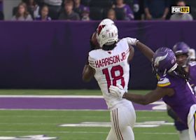 Marvin Harrison Jr.'s first catch vs. Vikings goes for 14-yard gain