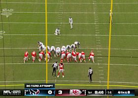 Ka'imi Fairbairn's 30-yard FG ties Texans with Chiefs in first quarter