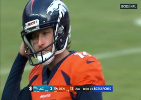 Will Lutz's 48-yard FG fails to sneak back inside right upright
