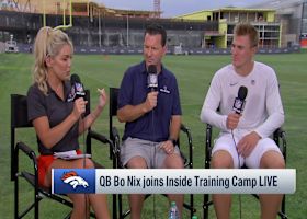 Bo Nix joins 'Inside Training Camp Live' discussing Broncos new additions