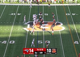 Austin Hooper's 21-yard catch pushes Pats into Bengals' territory
