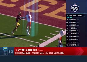 Chargers select Oronde Gadsden II with No. 165 pick in 2025 draft