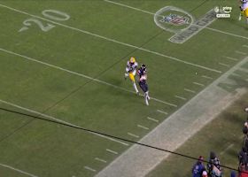 Caleb Williams' 21-yard sideline dime to Loveland is immaculately accurate