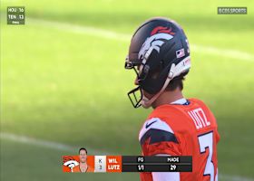 Lutz converts on second FG of day to extend Broncos lead