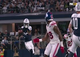 CeeDee Lamb gains 17 yards on his first catch of Thanksgiving game vs. Giants