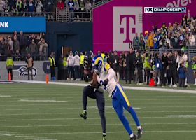 Darnold lasers a 42-yard ball to Smith-Njigba ending on the doorstep of the red zone