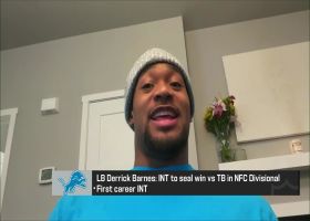 Derrick Barnes talks Lions' playoff run, birth of newborn son | 'NFL Total Access'