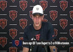 Tyson Bagent emotional as he reflects on his path to earning new contract extension with Bears
