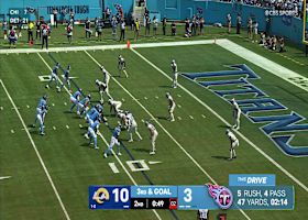 Can't-Miss Play: Cam Ward's first NFL TD pass is cross-body HEAVE to Ayomanor