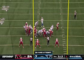 Brandon Aubrey chips in a 26-yard FG to trim Cardinals' lead to 24-10